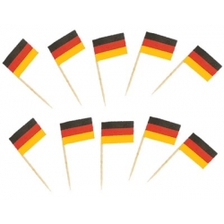 Niemcy wykałaczki z flagą  pikery